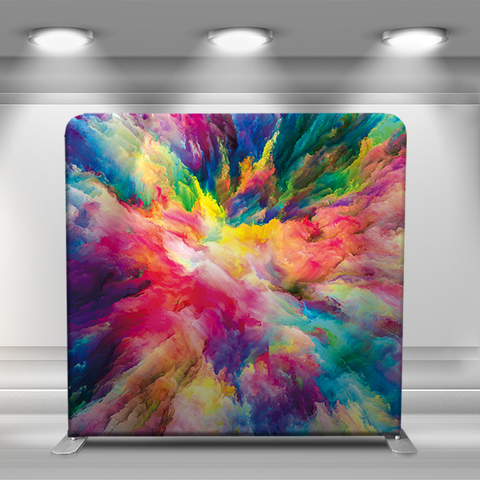 Color powder explosion