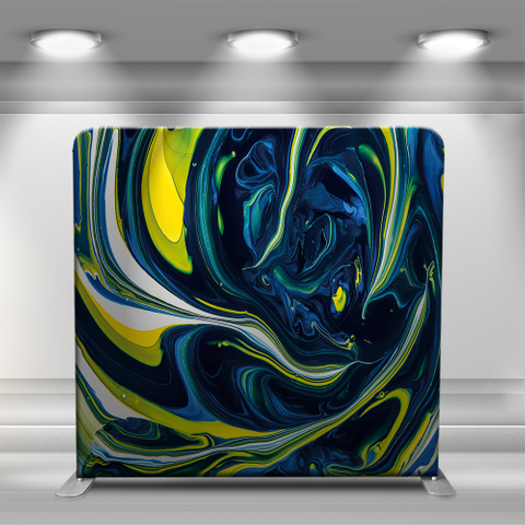 Colorful mixed paint pattern