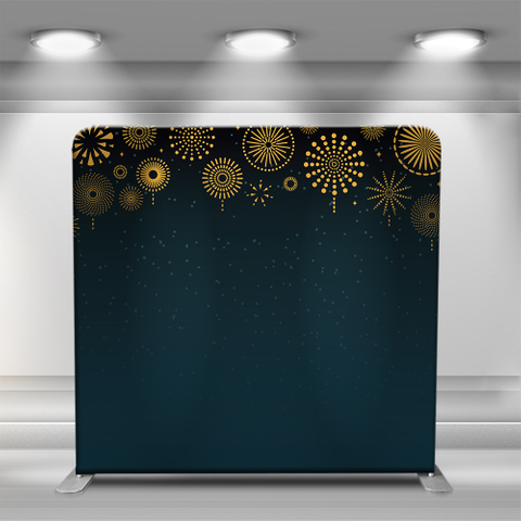 Christmas fireworks pattern