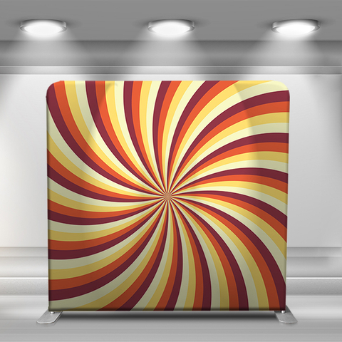 Yellow and brown swirl pattern