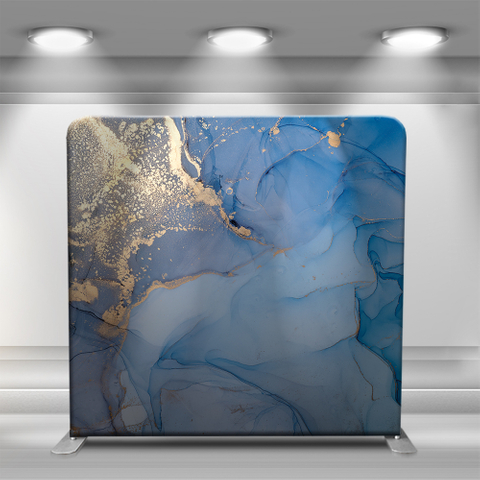 Blue gold texture marble