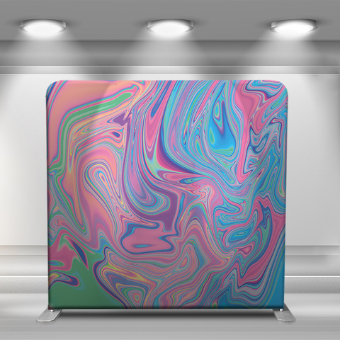 Colorful paint mixing